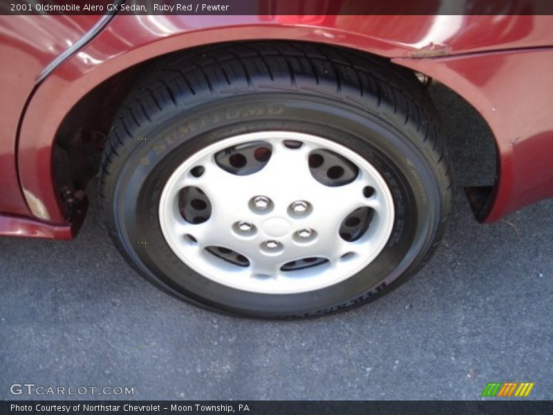 Ruby Red / Pewter 2001 Oldsmobile Alero GX Sedan