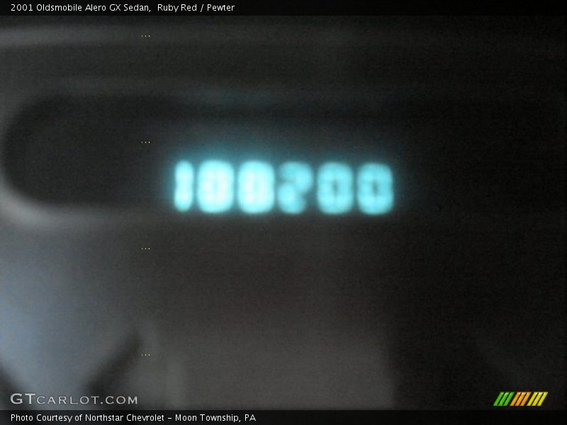 Ruby Red / Pewter 2001 Oldsmobile Alero GX Sedan
