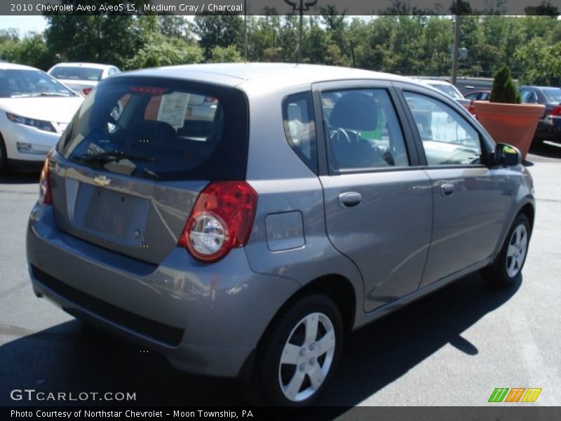 Medium Gray / Charcoal 2010 Chevrolet Aveo Aveo5 LS