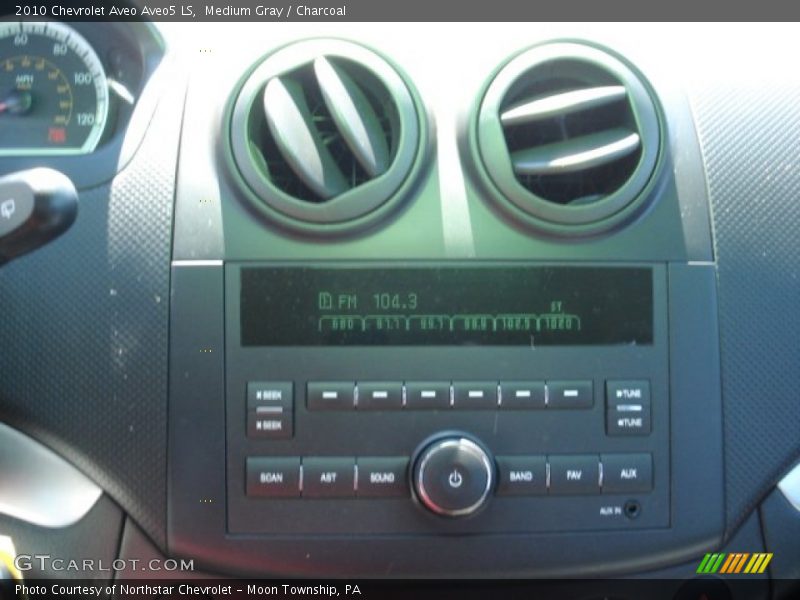 Medium Gray / Charcoal 2010 Chevrolet Aveo Aveo5 LS