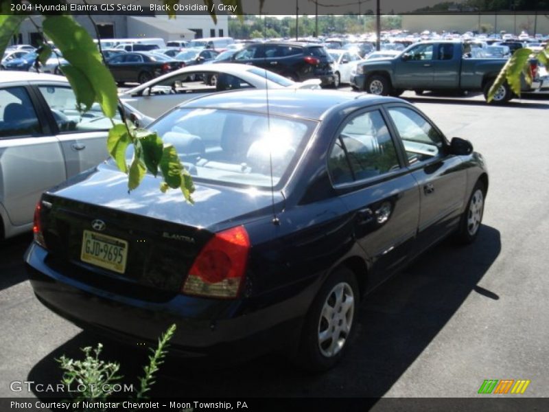 Black Obsidian / Gray 2004 Hyundai Elantra GLS Sedan