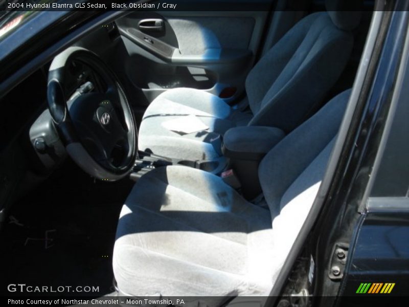 Black Obsidian / Gray 2004 Hyundai Elantra GLS Sedan