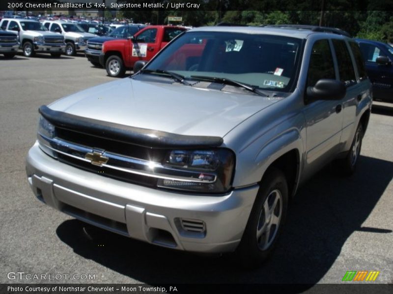 Silverstone Metallic / Light Gray 2006 Chevrolet TrailBlazer LS 4x4
