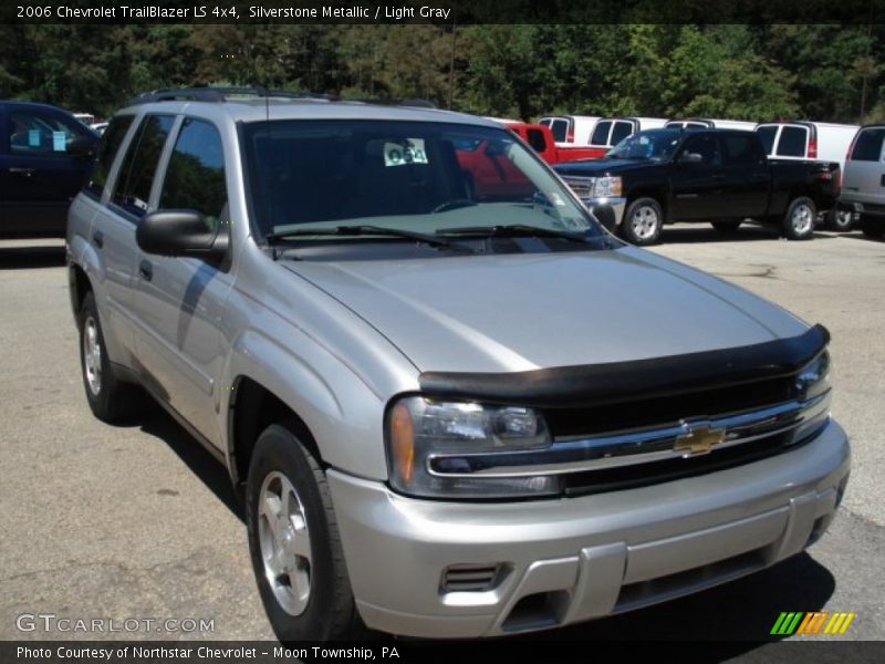 Silverstone Metallic / Light Gray 2006 Chevrolet TrailBlazer LS 4x4