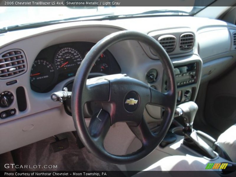 Silverstone Metallic / Light Gray 2006 Chevrolet TrailBlazer LS 4x4