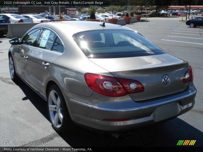 Iron Gray Metallic / Black/Cornsilk Beige 2012 Volkswagen CC Lux