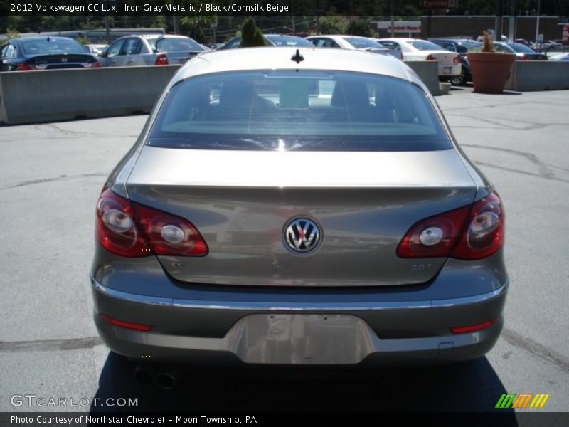 Iron Gray Metallic / Black/Cornsilk Beige 2012 Volkswagen CC Lux