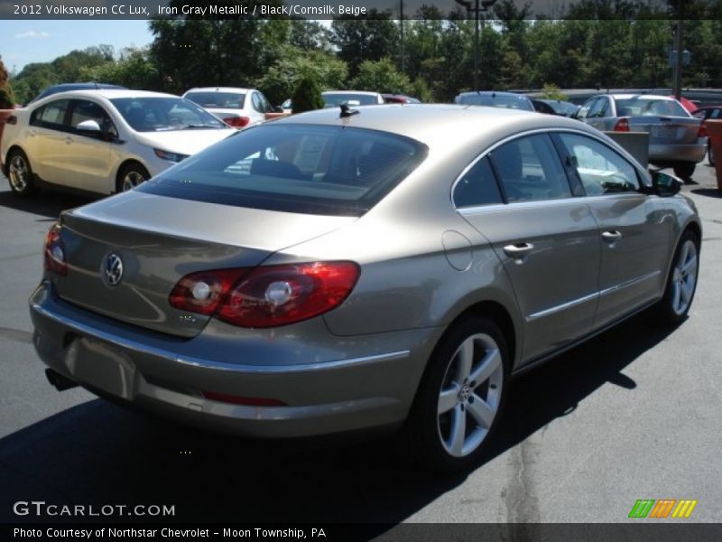 Iron Gray Metallic / Black/Cornsilk Beige 2012 Volkswagen CC Lux