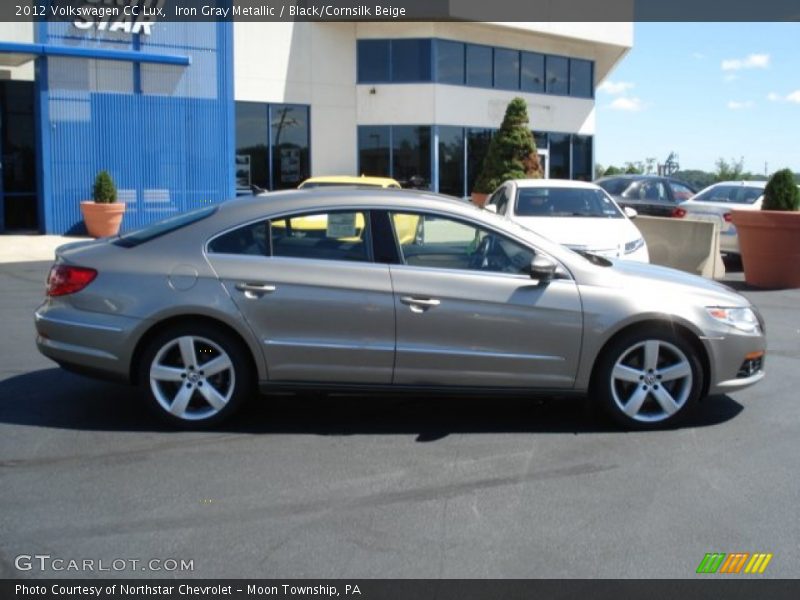 Iron Gray Metallic / Black/Cornsilk Beige 2012 Volkswagen CC Lux
