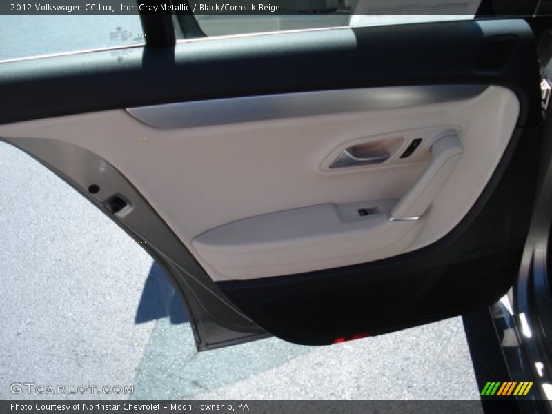 Iron Gray Metallic / Black/Cornsilk Beige 2012 Volkswagen CC Lux
