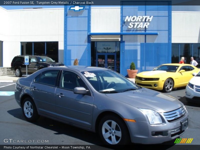 Tungsten Grey Metallic / Charcoal Black 2007 Ford Fusion SE