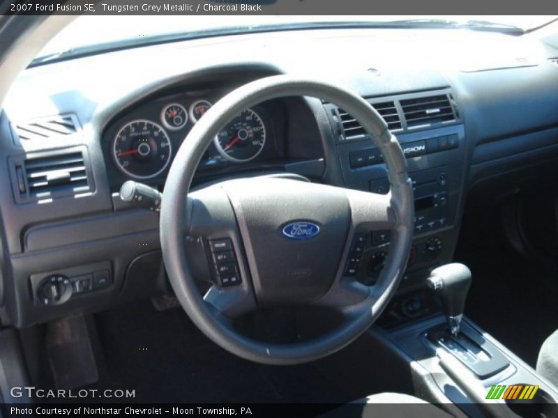 Tungsten Grey Metallic / Charcoal Black 2007 Ford Fusion SE