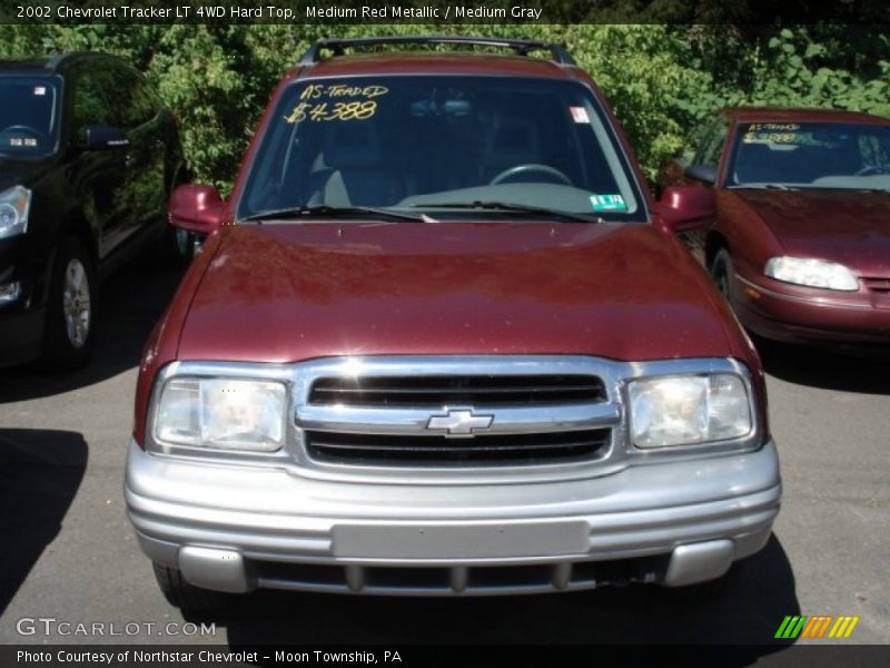 Medium Red Metallic / Medium Gray 2002 Chevrolet Tracker LT 4WD Hard Top