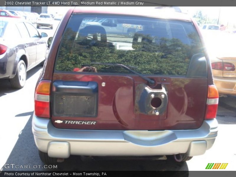 Medium Red Metallic / Medium Gray 2002 Chevrolet Tracker LT 4WD Hard Top