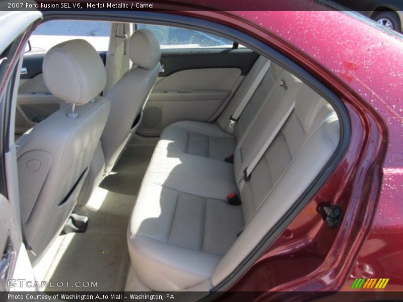 Merlot Metallic / Camel 2007 Ford Fusion SEL V6