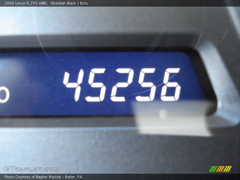 Obsidian Black / Ecru 2009 Lexus IS 250 AWD