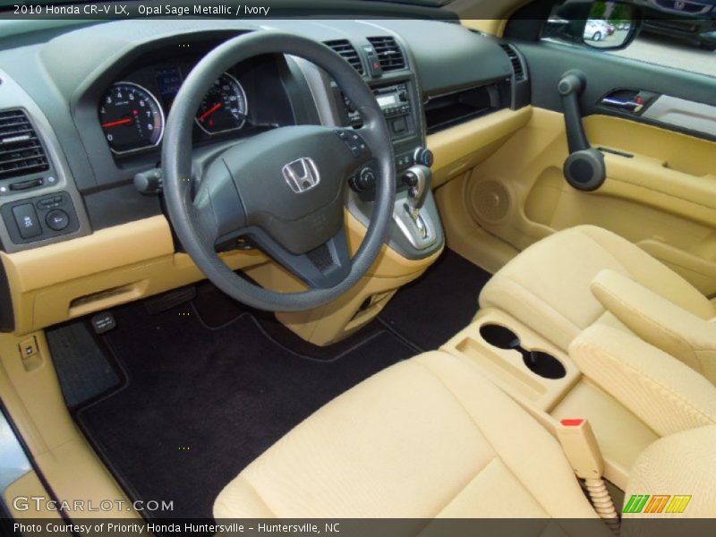 Ivory Interior - 2010 CR-V LX 