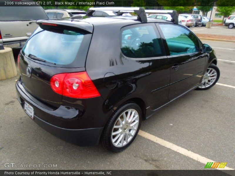 Black Magic / Interlagos Plaid Cloth 2006 Volkswagen GTI 2.0T