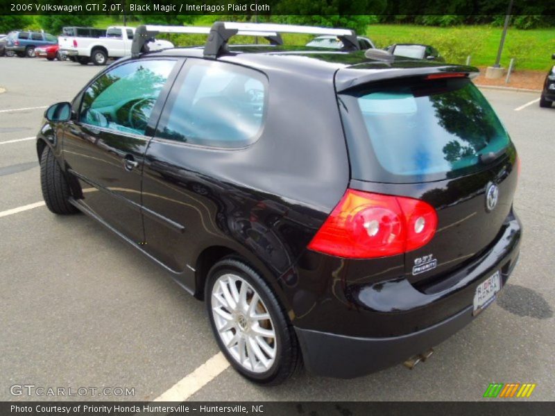 Black Magic / Interlagos Plaid Cloth 2006 Volkswagen GTI 2.0T