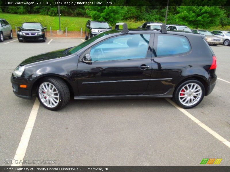 Black Magic / Interlagos Plaid Cloth 2006 Volkswagen GTI 2.0T