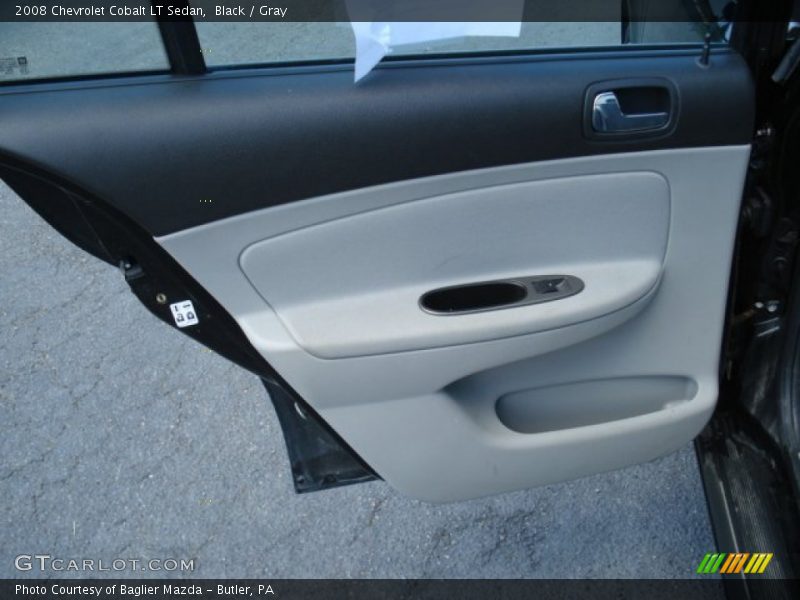 Black / Gray 2008 Chevrolet Cobalt LT Sedan