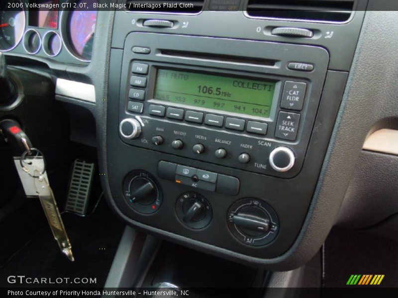 Black Magic / Interlagos Plaid Cloth 2006 Volkswagen GTI 2.0T