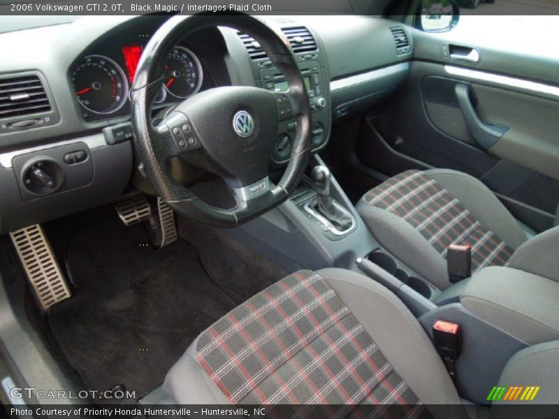 Black Magic / Interlagos Plaid Cloth 2006 Volkswagen GTI 2.0T