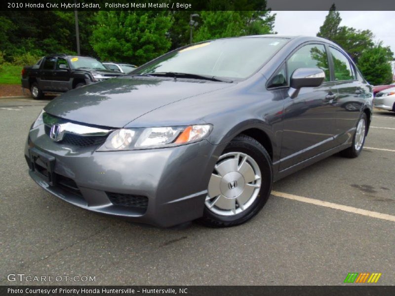 Front 3/4 View of 2010 Civic Hybrid Sedan