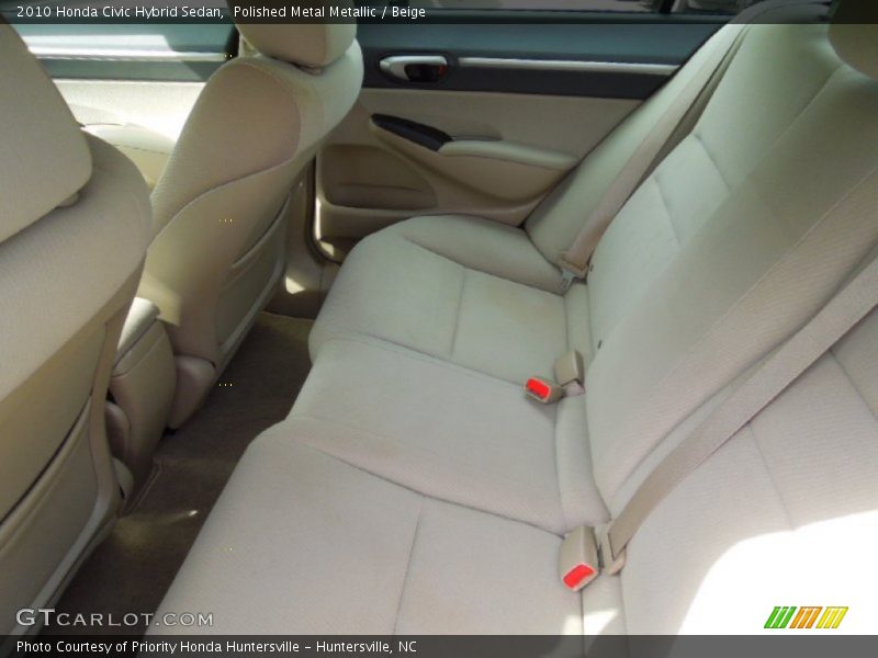 Polished Metal Metallic / Beige 2010 Honda Civic Hybrid Sedan