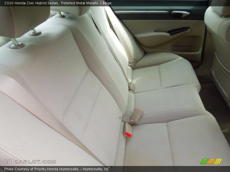 Polished Metal Metallic / Beige 2010 Honda Civic Hybrid Sedan