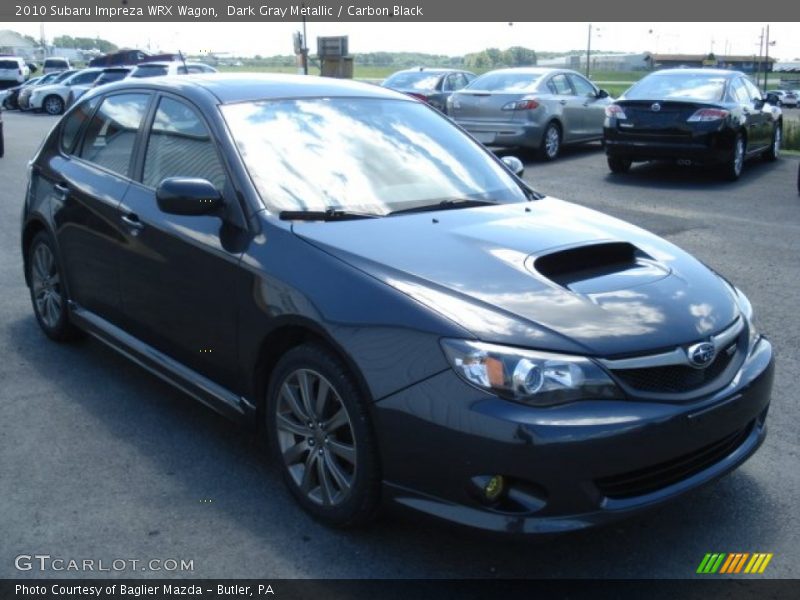 Dark Gray Metallic / Carbon Black 2010 Subaru Impreza WRX Wagon