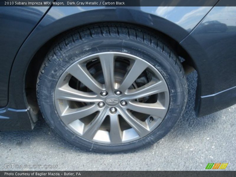 Dark Gray Metallic / Carbon Black 2010 Subaru Impreza WRX Wagon