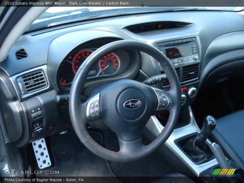 Dark Gray Metallic / Carbon Black 2010 Subaru Impreza WRX Wagon