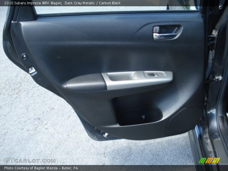 Dark Gray Metallic / Carbon Black 2010 Subaru Impreza WRX Wagon