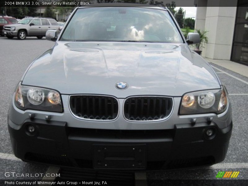 Silver Grey Metallic / Black 2004 BMW X3 3.0i