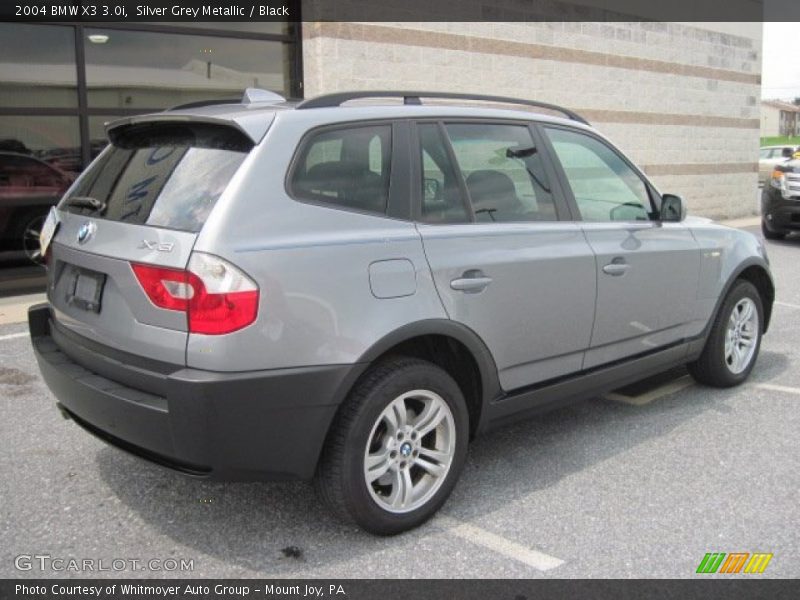Silver Grey Metallic / Black 2004 BMW X3 3.0i