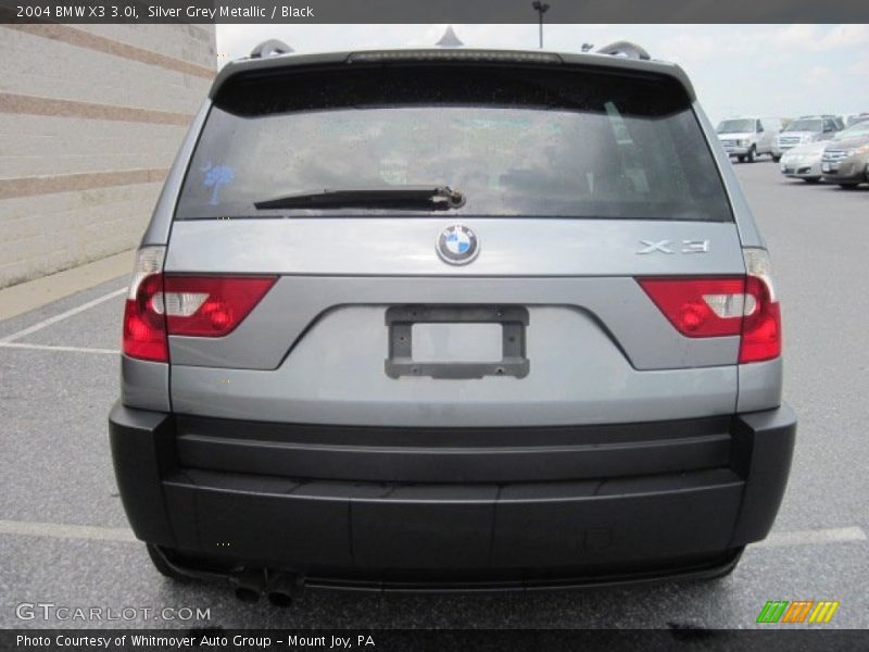 Silver Grey Metallic / Black 2004 BMW X3 3.0i