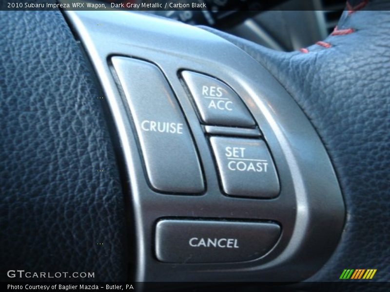 Dark Gray Metallic / Carbon Black 2010 Subaru Impreza WRX Wagon