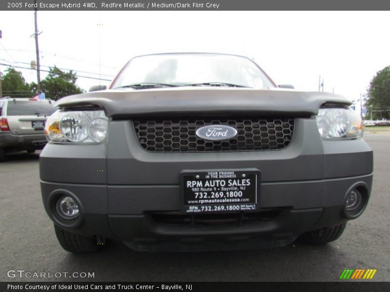 Redfire Metallic / Medium/Dark Flint Grey 2005 Ford Escape Hybrid 4WD