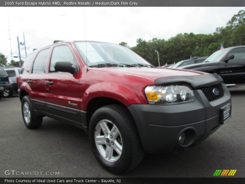 Redfire Metallic / Medium/Dark Flint Grey 2005 Ford Escape Hybrid 4WD