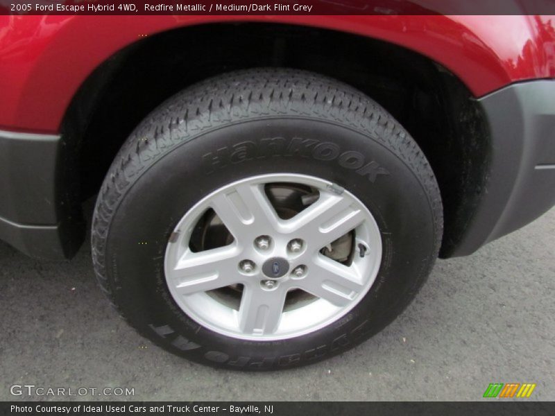 Redfire Metallic / Medium/Dark Flint Grey 2005 Ford Escape Hybrid 4WD