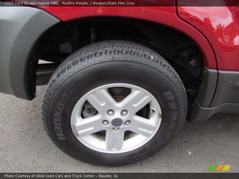 Redfire Metallic / Medium/Dark Flint Grey 2005 Ford Escape Hybrid 4WD