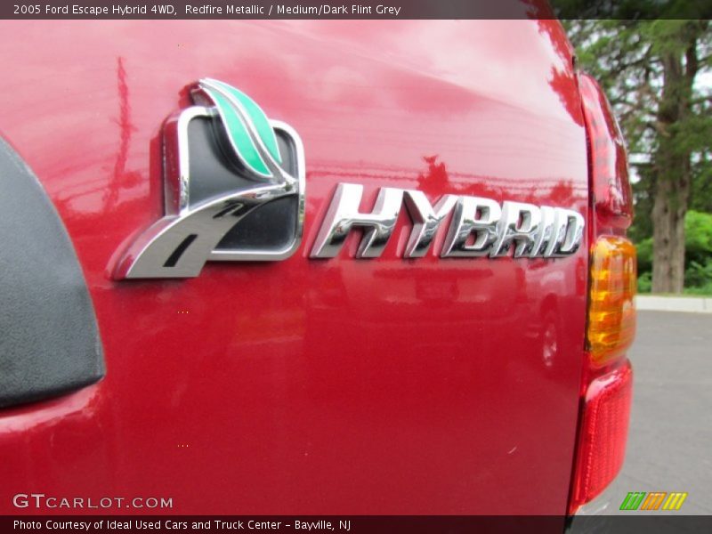 Redfire Metallic / Medium/Dark Flint Grey 2005 Ford Escape Hybrid 4WD