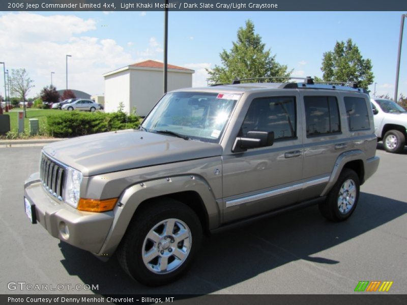 Light Khaki Metallic / Dark Slate Gray/Light Graystone 2006 Jeep Commander Limited 4x4