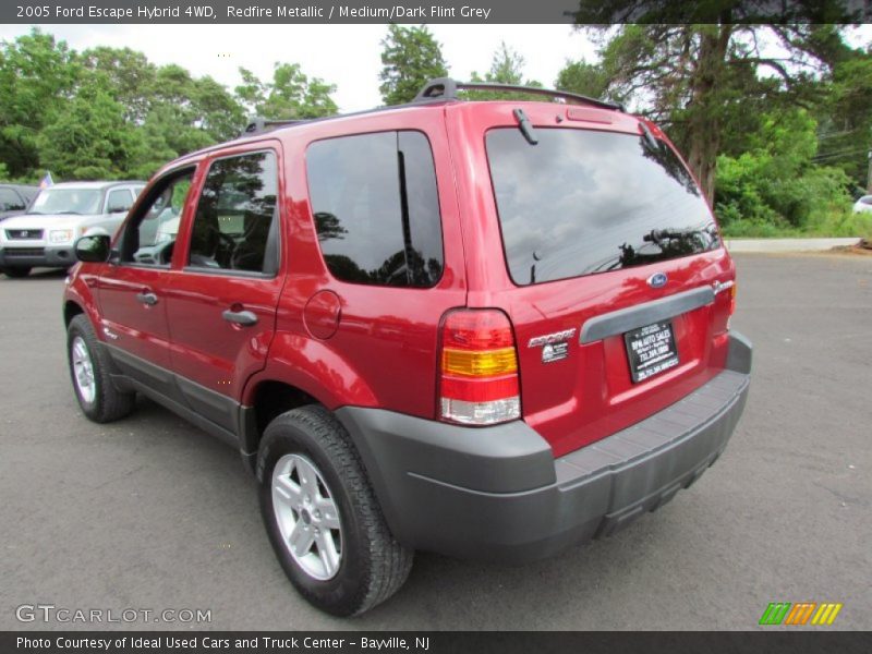 Redfire Metallic / Medium/Dark Flint Grey 2005 Ford Escape Hybrid 4WD