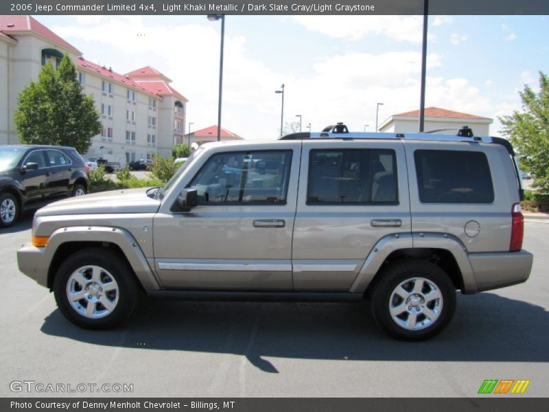 Light Khaki Metallic / Dark Slate Gray/Light Graystone 2006 Jeep Commander Limited 4x4