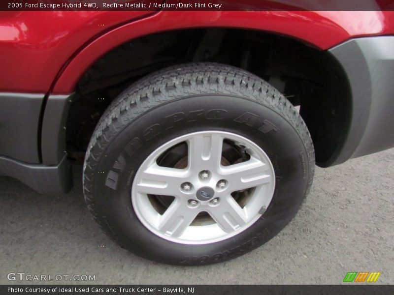 Redfire Metallic / Medium/Dark Flint Grey 2005 Ford Escape Hybrid 4WD