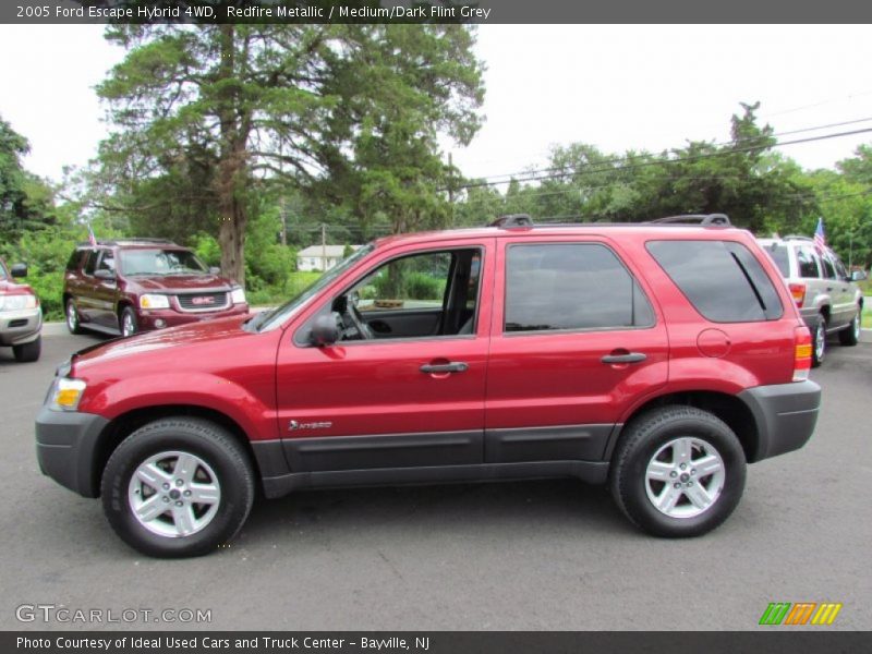 Redfire Metallic / Medium/Dark Flint Grey 2005 Ford Escape Hybrid 4WD