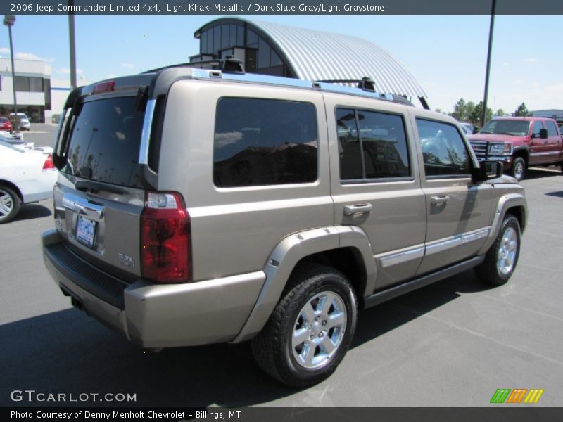 Light Khaki Metallic / Dark Slate Gray/Light Graystone 2006 Jeep Commander Limited 4x4
