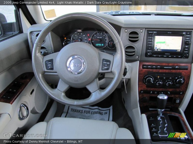 Light Khaki Metallic / Dark Slate Gray/Light Graystone 2006 Jeep Commander Limited 4x4